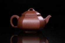 宜兴紫砂壶 | 八方玲珑_泥料：底槽清_容量：300cc