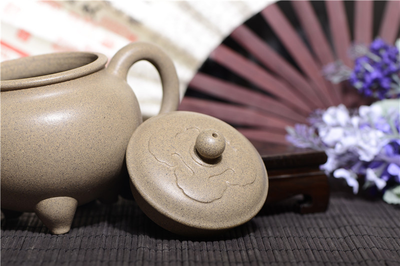 宜兴紫砂壶 | 大彬如意_泥料：本山段泥_容量：300cc