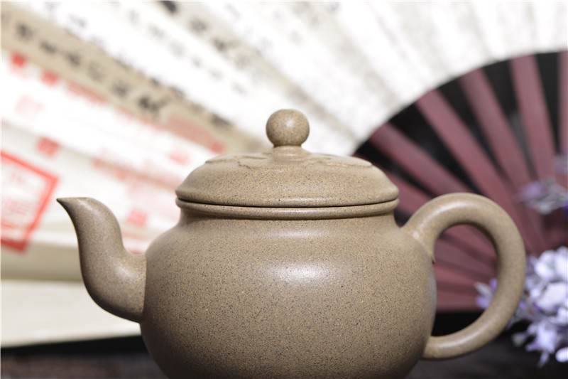 宜兴紫砂壶 | 大彬如意_泥料：本山段泥_容量：300cc